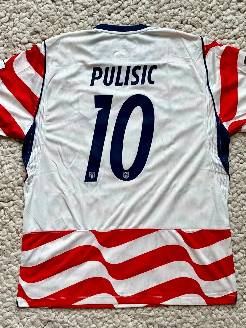 World Cup player edition USA Nike Soccer Jersey #10 slim fit 2XL - Picture 2 of 6